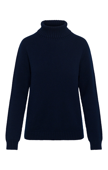 Ladies House of Bruar Cashmere Roll Neck Jumper