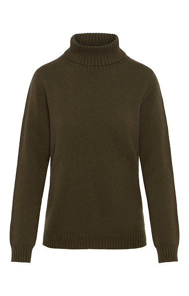 Ladies House of Bruar Cashmere Roll Neck Jumper