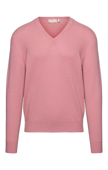 Men’s House of Bruar Cashmere V-Neck Jumper
