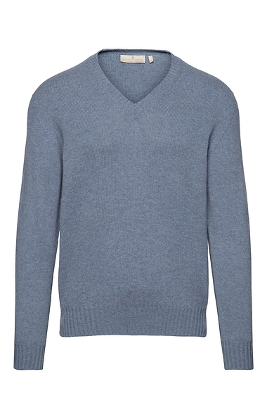 Men’s House of Bruar Cashmere V-Neck Jumper