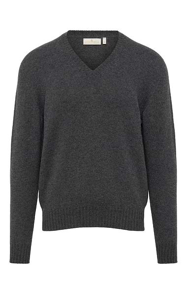 Men’s House of Bruar Cashmere V-Neck Jumper