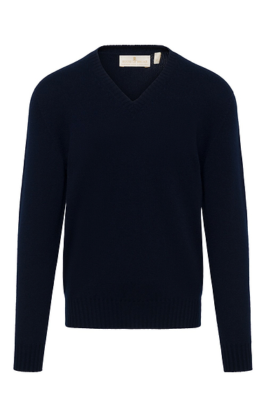 Men’s House of Bruar Cashmere V-Neck Jumper