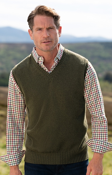 Men’s House of Bruar Cashmere Slipover