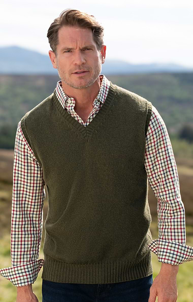 Men’s House of Bruar Cashmere Slipover