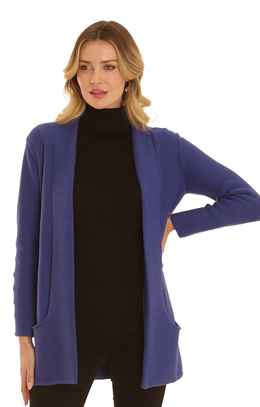 Ladies Pomodoro Cotton Relaxed Cardigan
