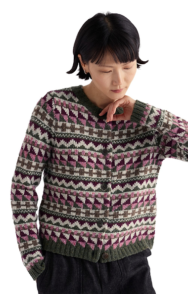 Ladies Seasalt Dawson Pick Fairisle Cardigan