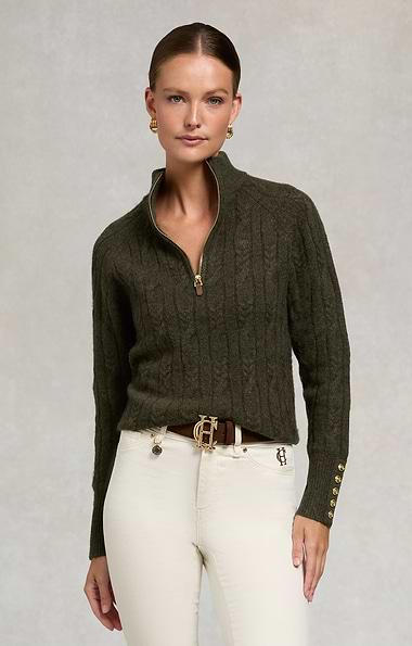 Ladies Holland Cooper Bridget 1/4 Zip Knit