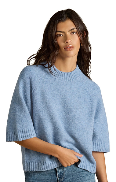 Ladies Joules Crew Neck Short Sleeve Knit Jumper