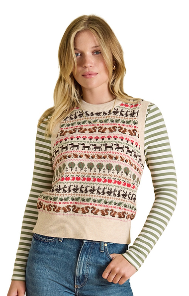 Ladies Joules Orchard Knitted Tank