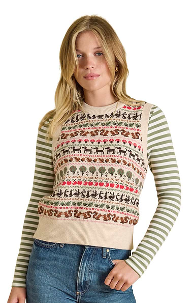 Ladies Joules Orchard Knitted Tank