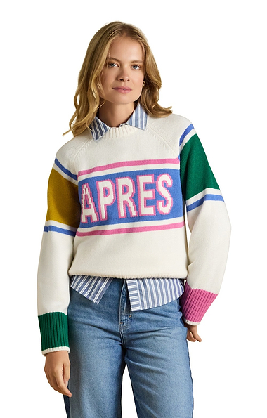 Ladies Joules Apr s Ski Crew Neck Knit Jumper
