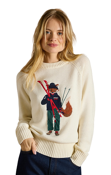 Ladies Joules Jonty Ski Cotton Blend jumper