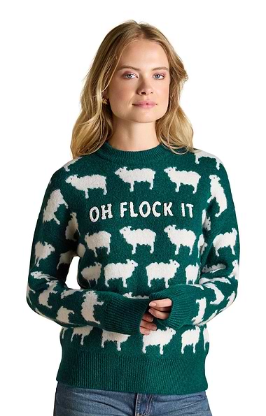 Ladies Joules Flock It Knit Jumper