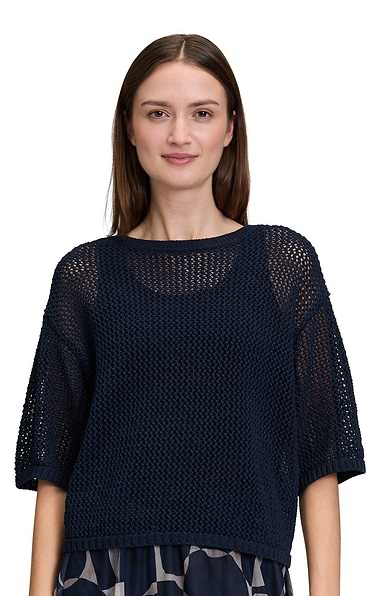 Ladies Betty & Co Crochet Knit T-shirt