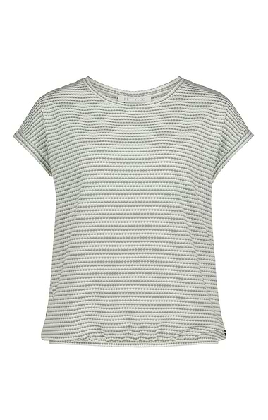 Ladies Betty & Co Waffle Knit Short Sleeve Top