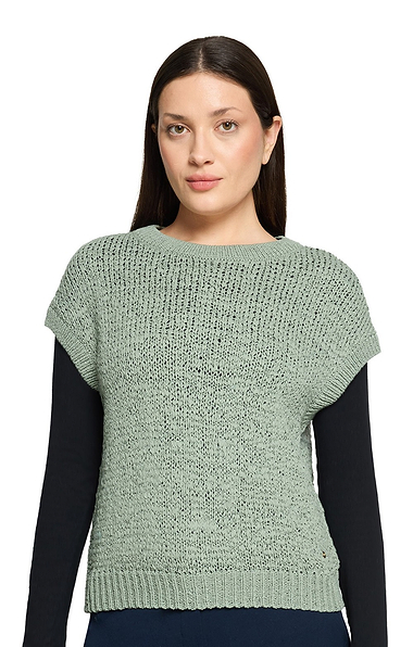 Ladies Betty & Co Loose Knit Drop Shoulder Tank