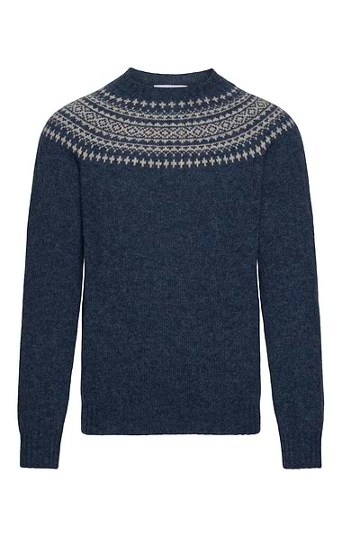 Men's Two Colour Fairisle