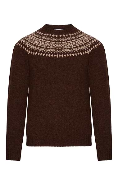 Men's Two Colour Fairisle