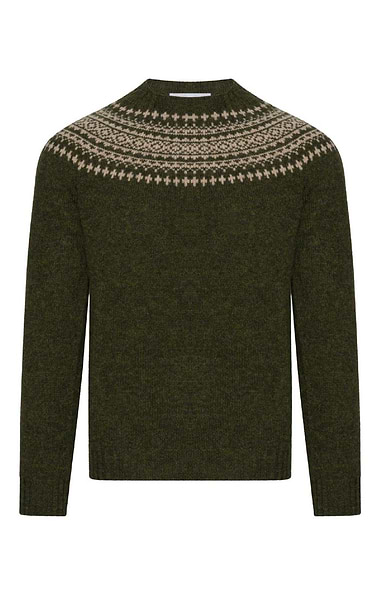 Men's Two Colour Fairisle