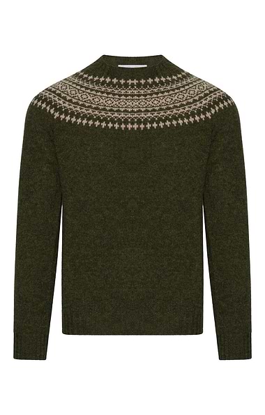 Men's Two Colour Fairisle