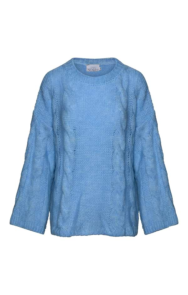 Ladies Lyza Relaxed Cable Knit Sweater
