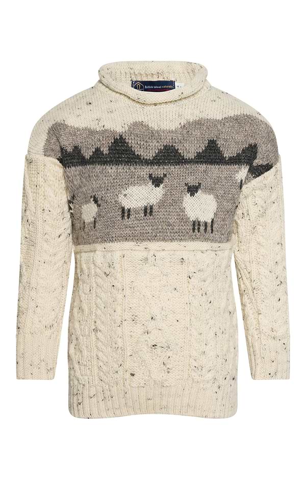 Children's Sheep Crew Neck Jumper