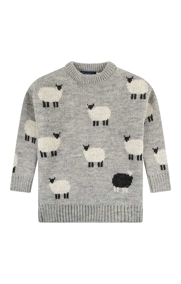 Children's Black Sheep Crew Neck Sweater