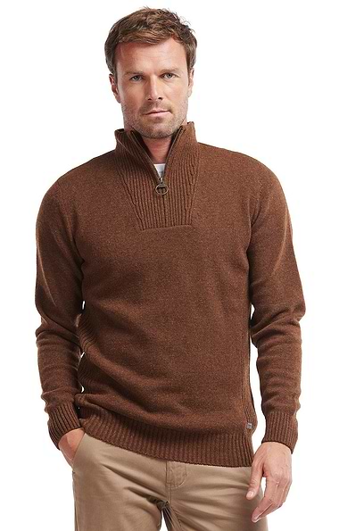 Men's Barbour Nelson Essential Half Zip Jumper