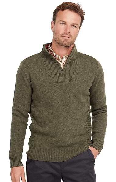 Men's Barbour Nelson Essential Half Zip Jumper