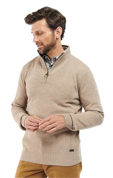 Men's Barbour Nelson Essential Half Zip Jumper