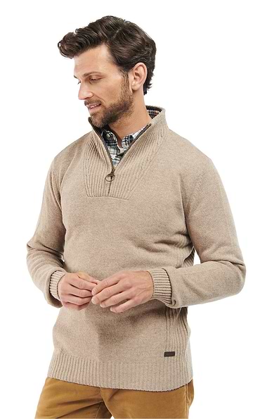 Men's Barbour Nelson Essential Half Zip Jumper