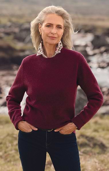 Ladies Lambswool Crew Neck