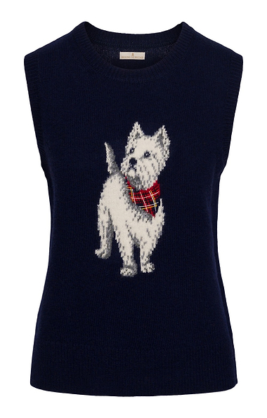 Ladies Lambswool Picture Slipover