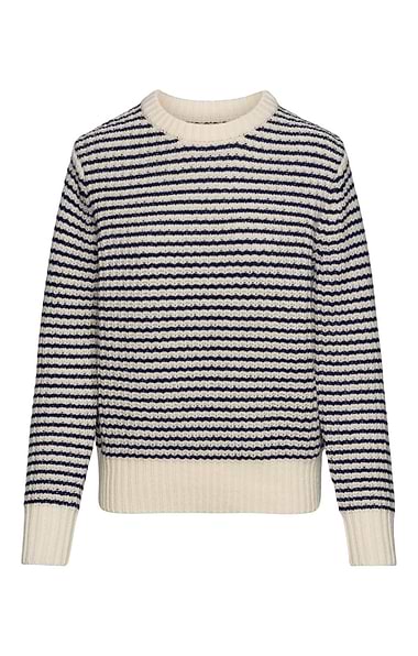 Ladies House of Bruar Lambswool Fisherman Crew