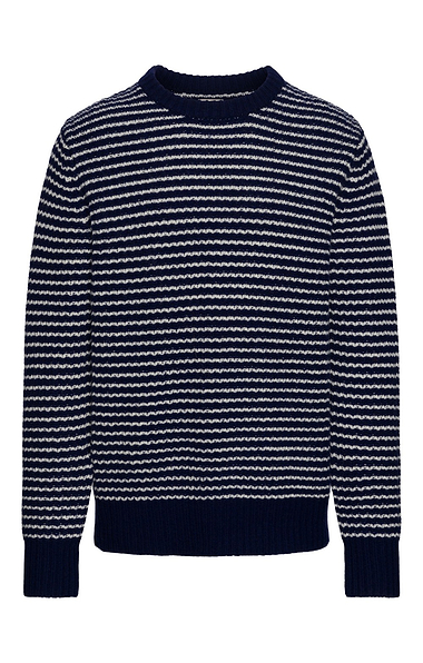 Men's House of Bruar Lambswool Fisherman Crew