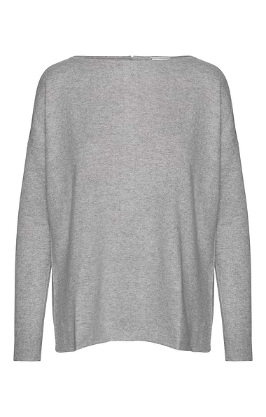 Ladies Cashmere/Silk Button Back Cardigan
