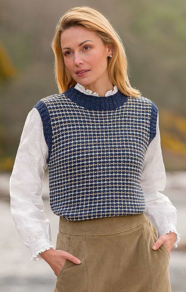Ladies Shetland Birdseye Tank