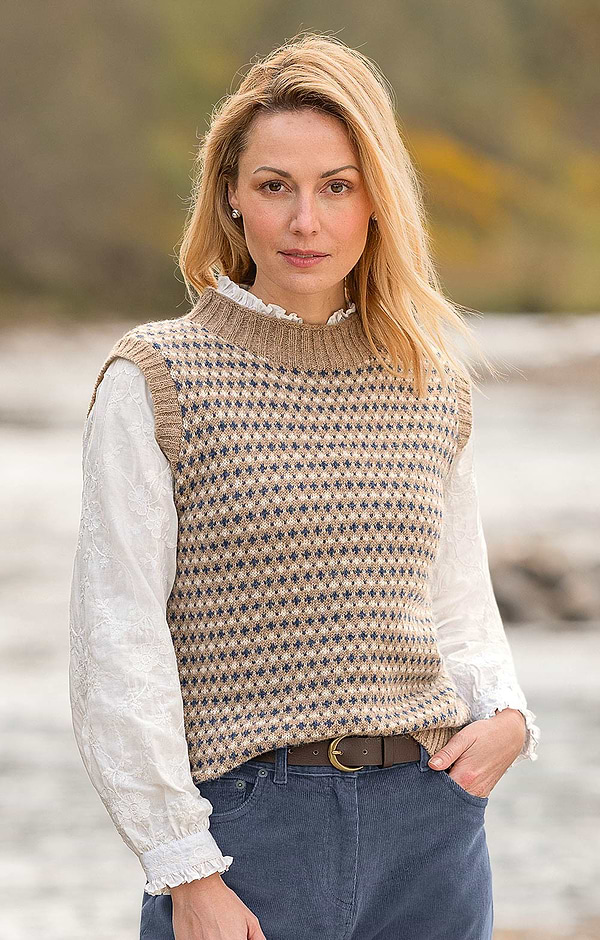 Ladies Shetland Birdseye Tank
