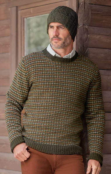 Men's Shetland Cromarty Crew-Neck Jumper