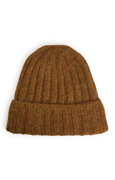 Men's Shetland Ribbed Beanie Hat
