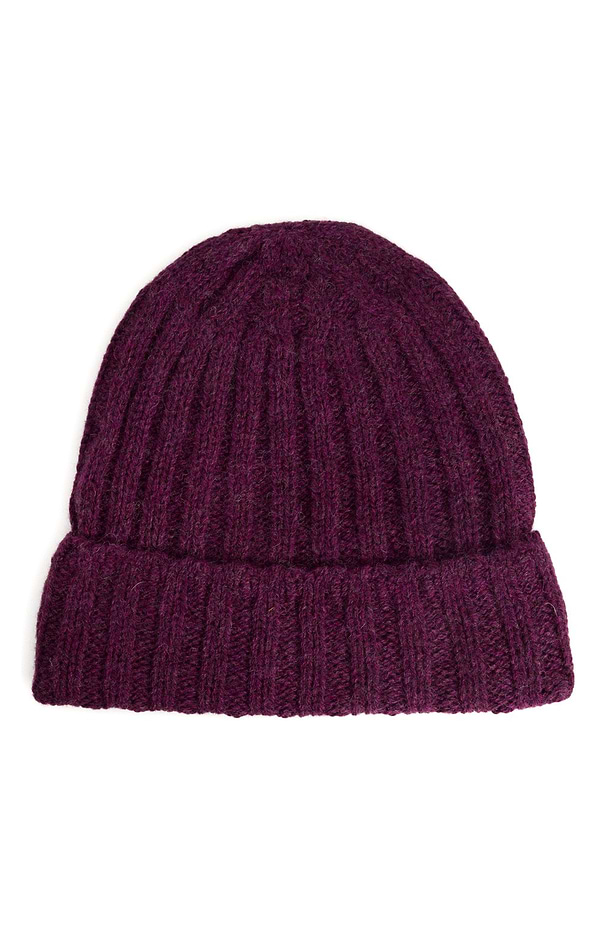 Men's Shetland Ribbed Beanie Hat