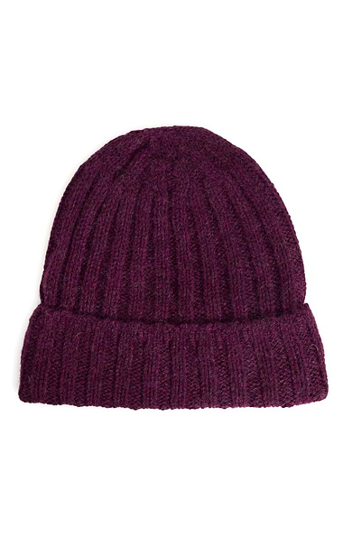 Men's Shetland Ribbed Beanie Hat