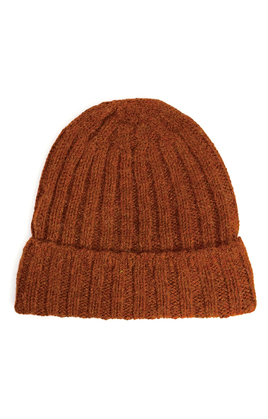 Men's Shetland Ribbed Beanie Hat