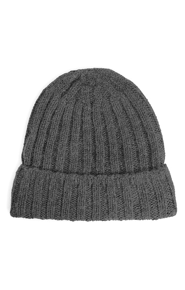 Men's Shetland Ribbed Beanie Hat