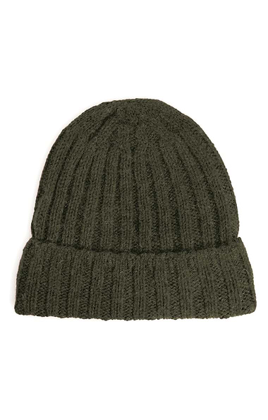 Men's Shetland Ribbed Beanie Hat