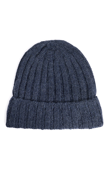 Men's Shetland Ribbed Beanie Hat