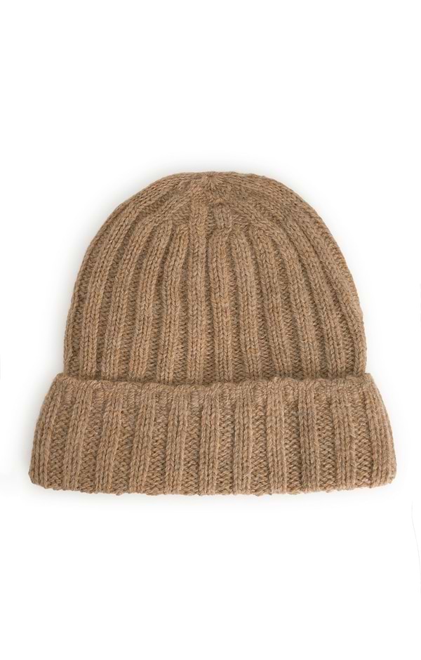Men's Shetland Ribbed Beanie Hat