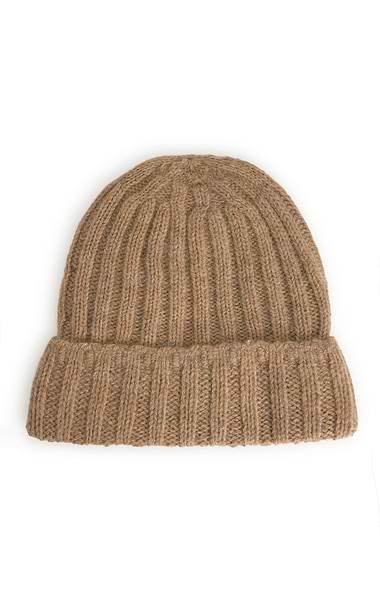 Men's Shetland Ribbed Beanie Hat
