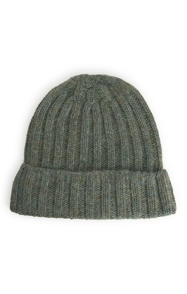 Men's Shetland Ribbed Beanie Hat