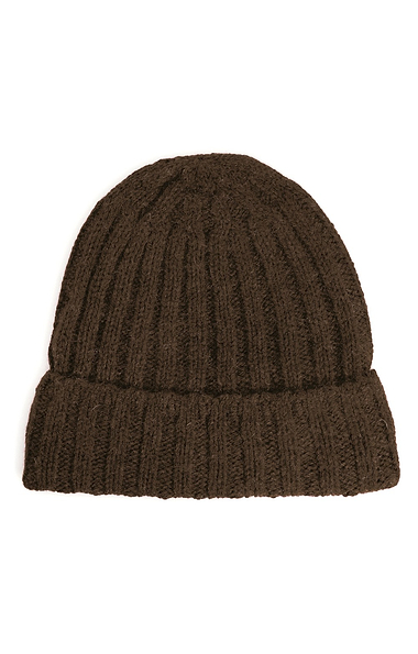Men's Shetland Ribbed Beanie Hat